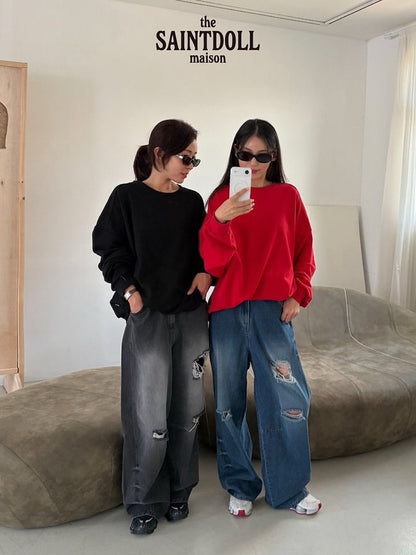 saintdoll dart wide denim (kids & mom)