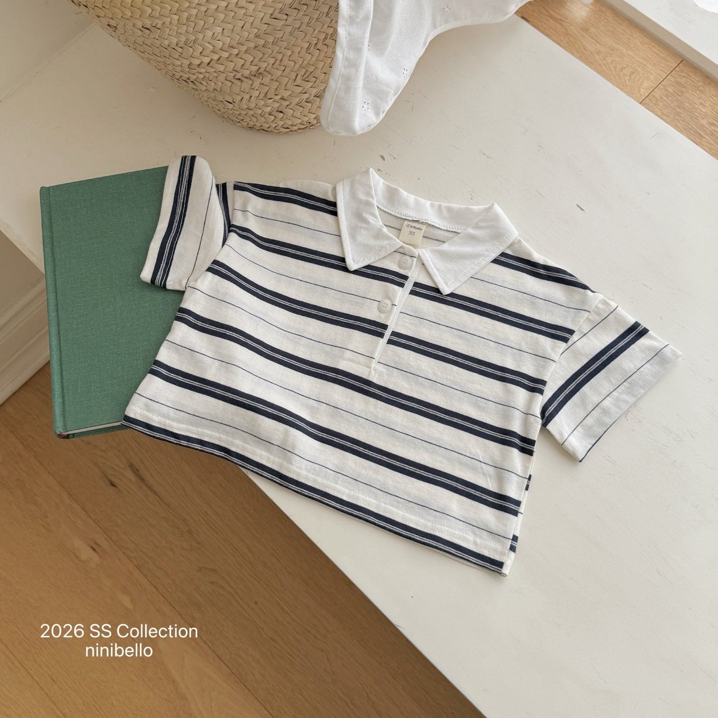 ninibello pocky collar tee (80-130cm)
