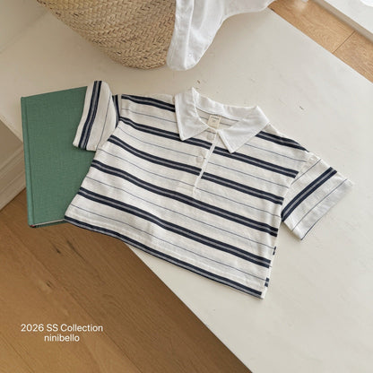 ninibello pocky collar tee (80-130cm)