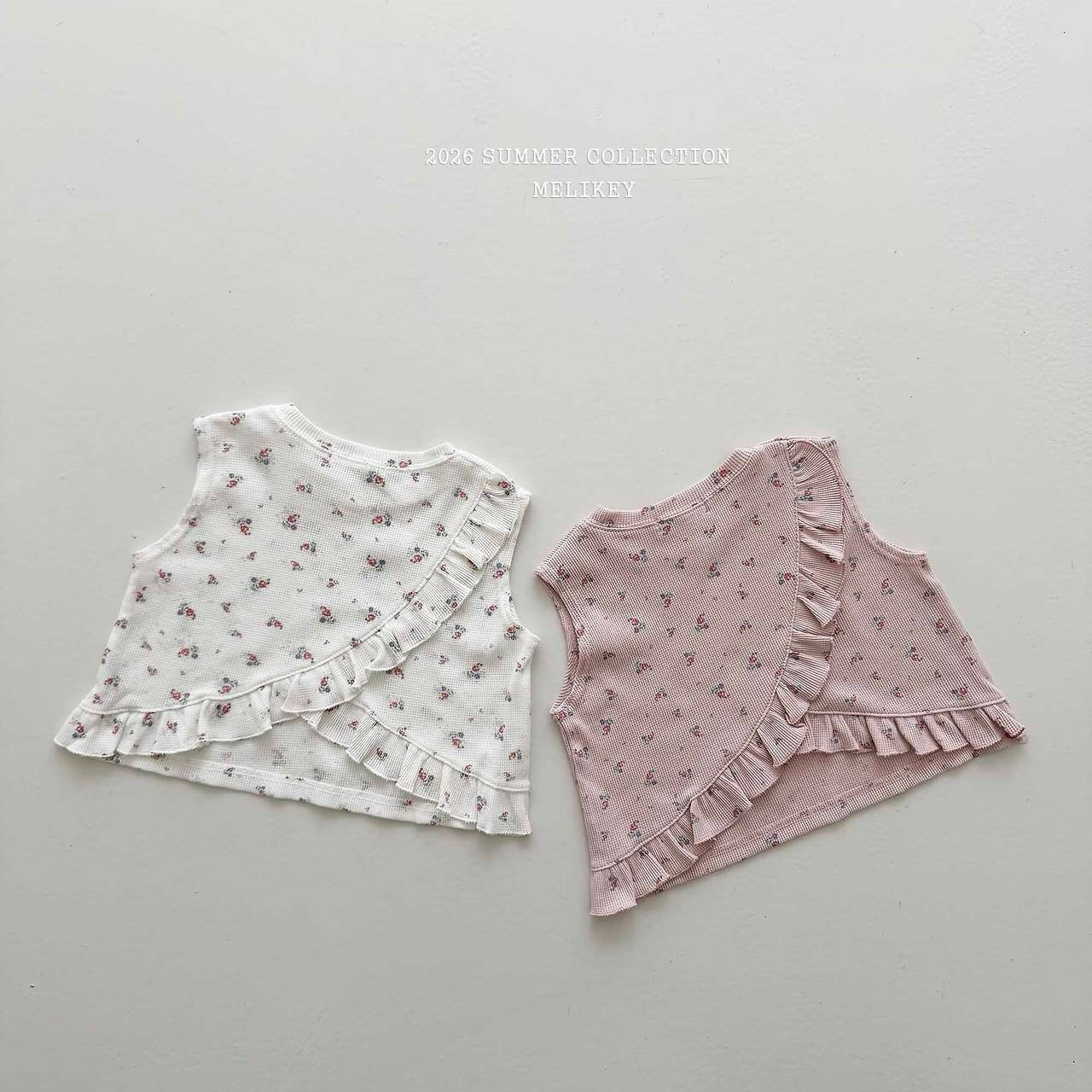 melikey dindin frill sleveless t-shirt (~80-140cm)