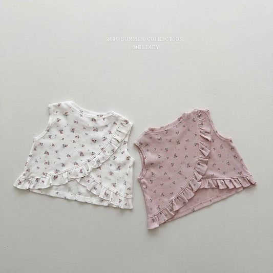 melikey dindin frill sleveless t-shirt (~80-140cm)