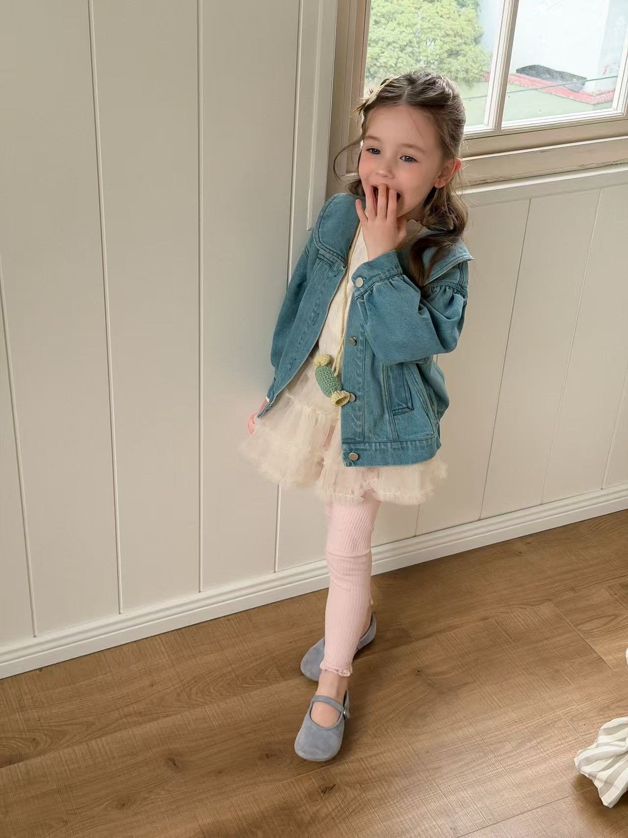 aiai lili sailor denim jacket (95-140cm)