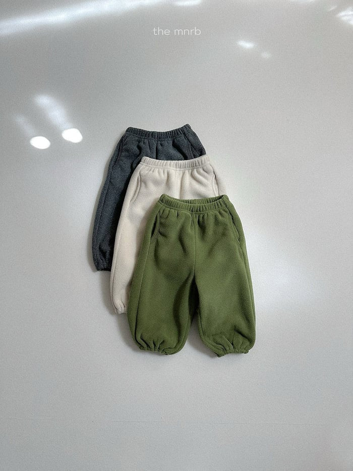 minirobe teddy jogger pants (75-110cm)