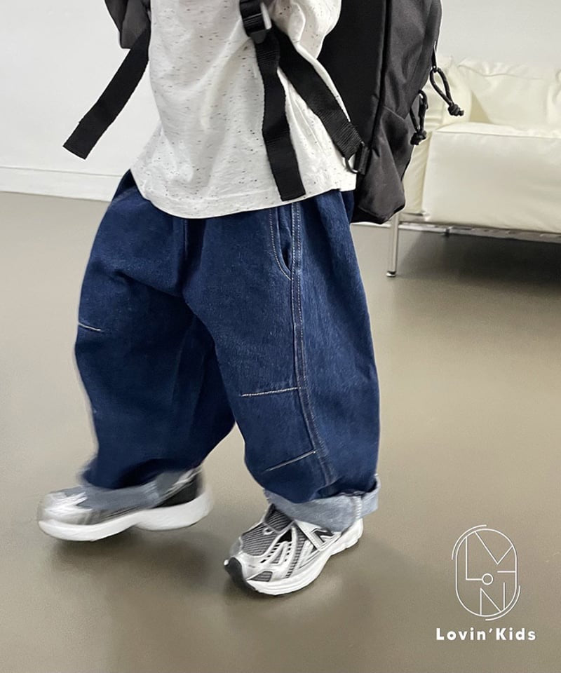 lovin fly cut denim pants (80-125cm)