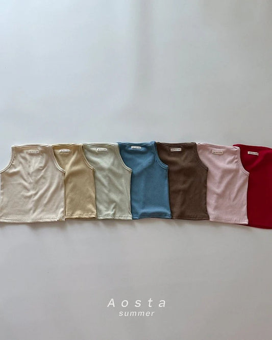 Aosta everyday sleeveless tee (~70-115cm)