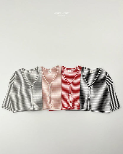 HAROHARO Milk STV neck cardigan (85-140cm)