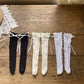 hibyebebe ballerina ribbon knee socks 3set