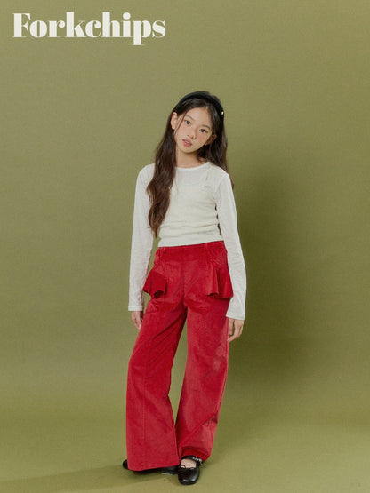 FORKCHIPS muffin flare pants (95-160cm)