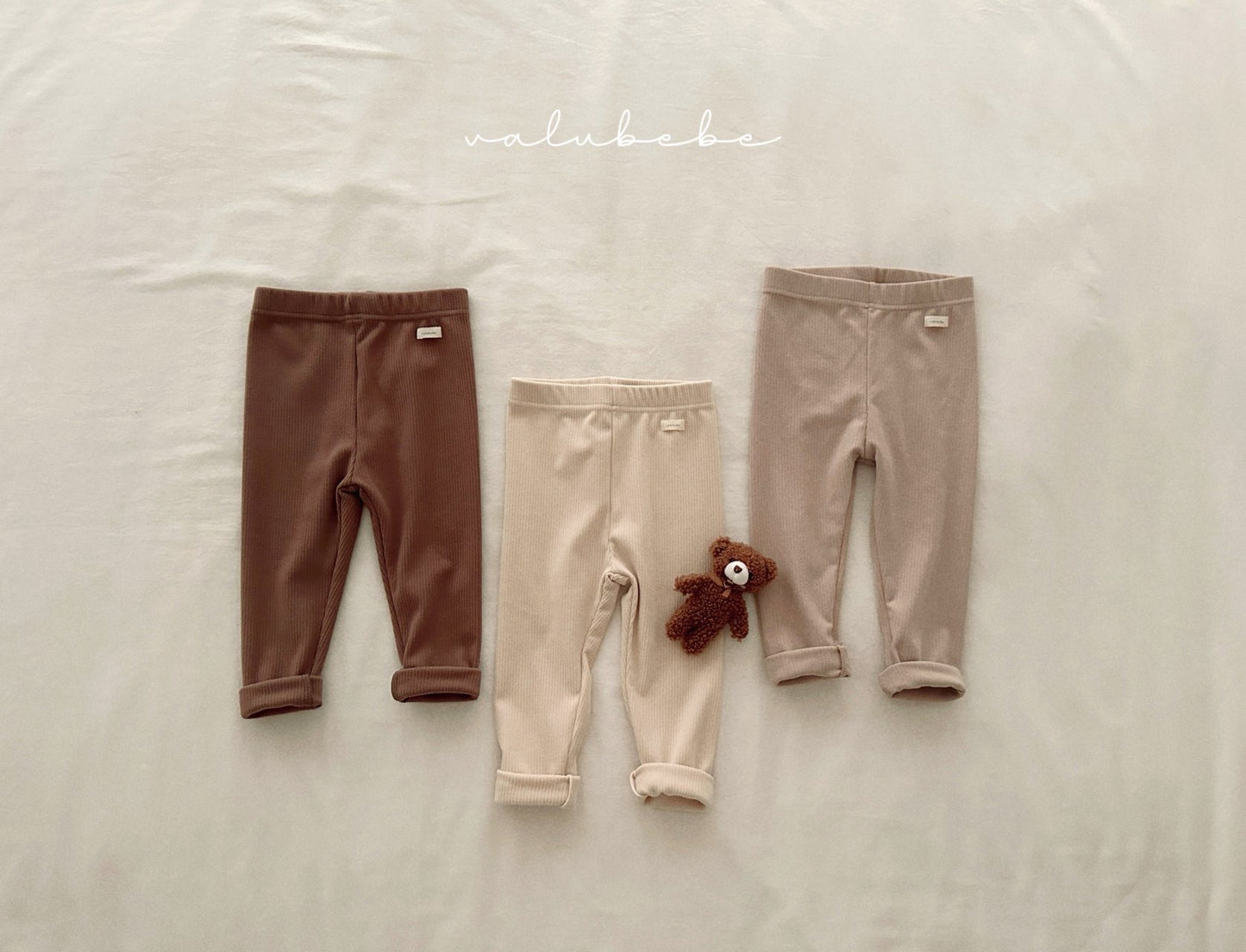 valubebe basic rib leggings (80-110cm)