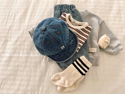 valubebe rose border tee (6-24m)