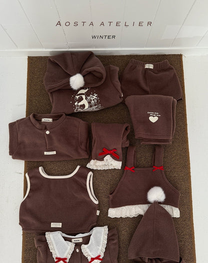 Aosta winter ribbon vest (~70-115cm)