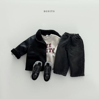 Bonito fleece lined denim pants (~80-140cm)