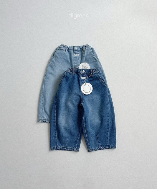digreen volume denim pants (90-130cm)