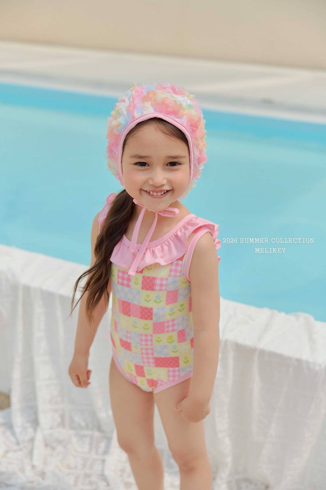 melikey garden frill swimsuit (85-135cm)