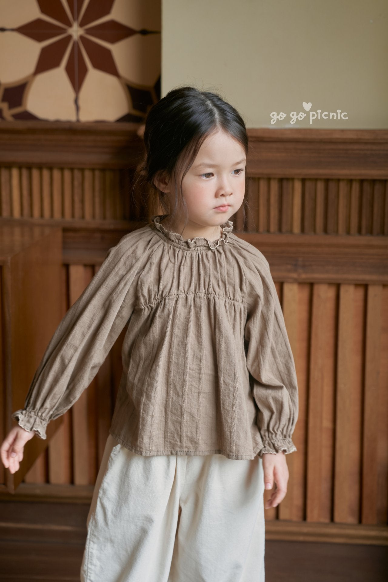 go go picnic lena blouse (70-120cm)