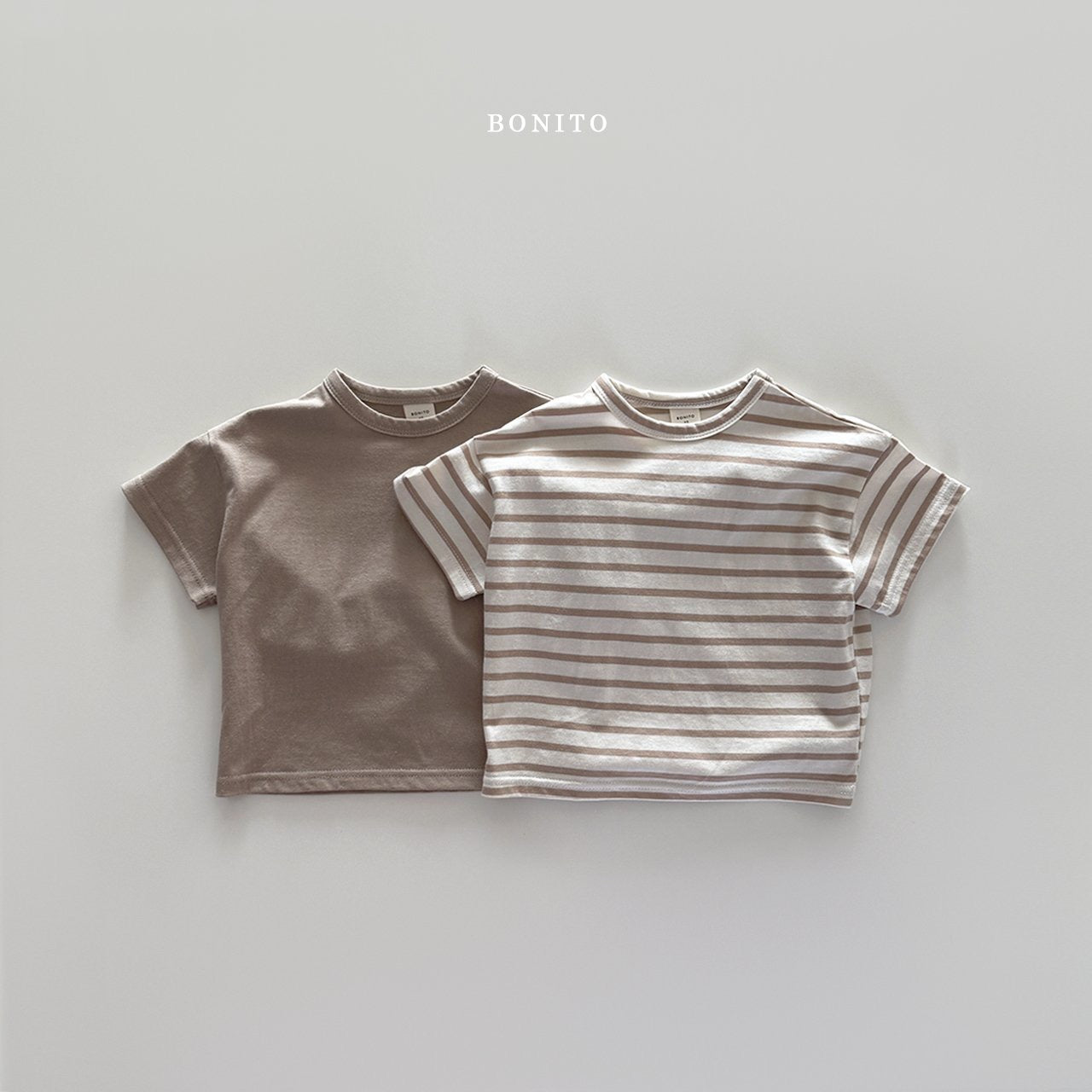 bonito 1+1 short sleeve t-shirt(70-140cm)