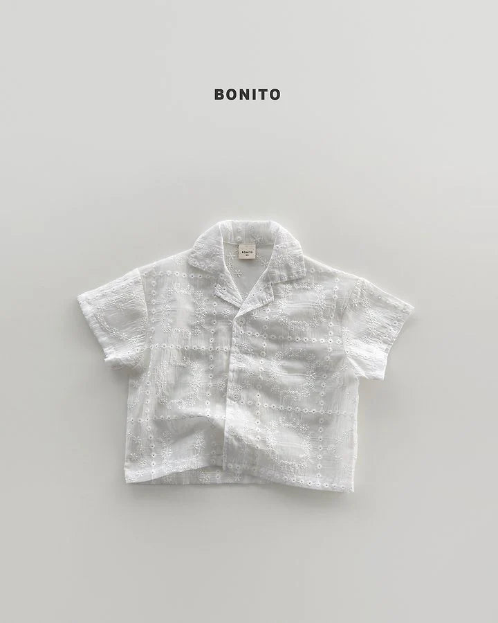 Bonito see-through lace shirt (Bebe & kids & adult )