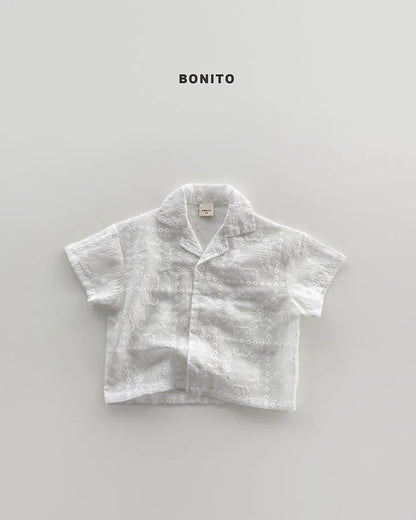 Bonito see-through lace shirt (Bebe & kids & adult )