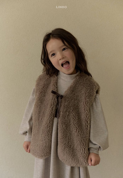 LINDO betty fur vest (80-125cm)