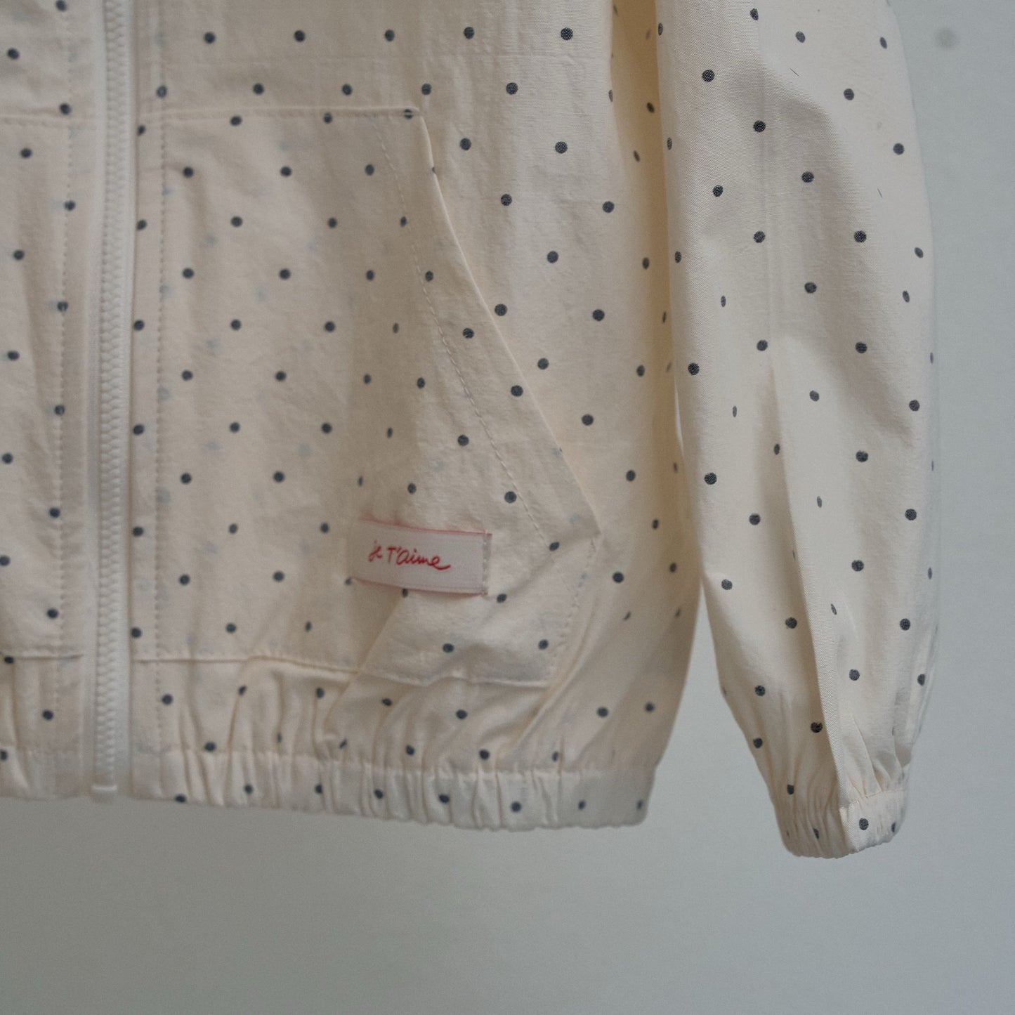 momoann dot zip up (90-140cm)