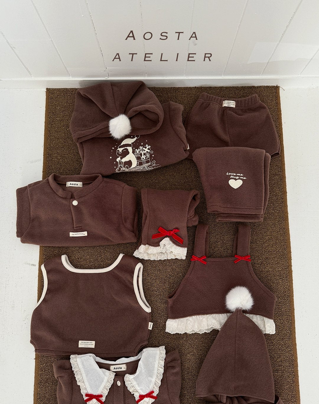 Aosta winter penguin hoodie (~70-115cm)