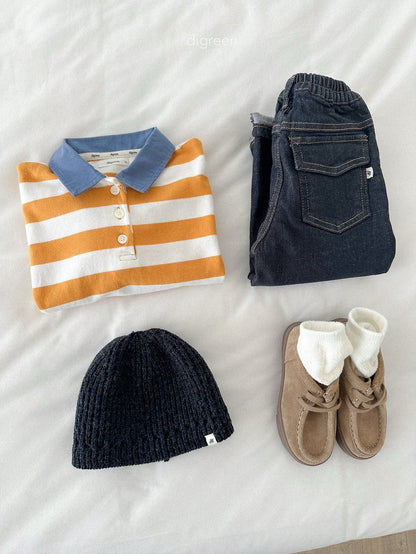 digreen eyelet beanie