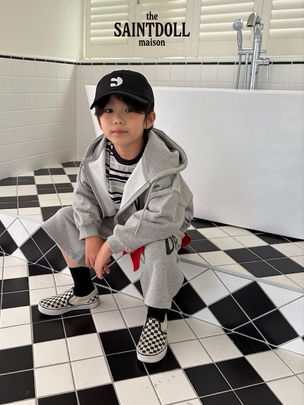 saintdoll autumn hood zip-up (90-150cm)