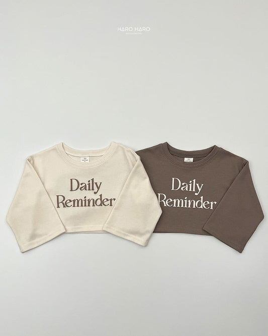 HAROHARO daily crop tee (85-140cm)