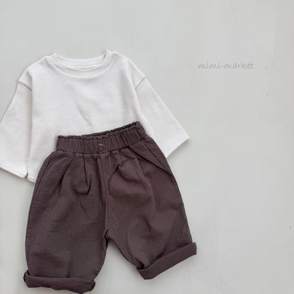 mimi market waffle rappa tee (bebe70-85cm)