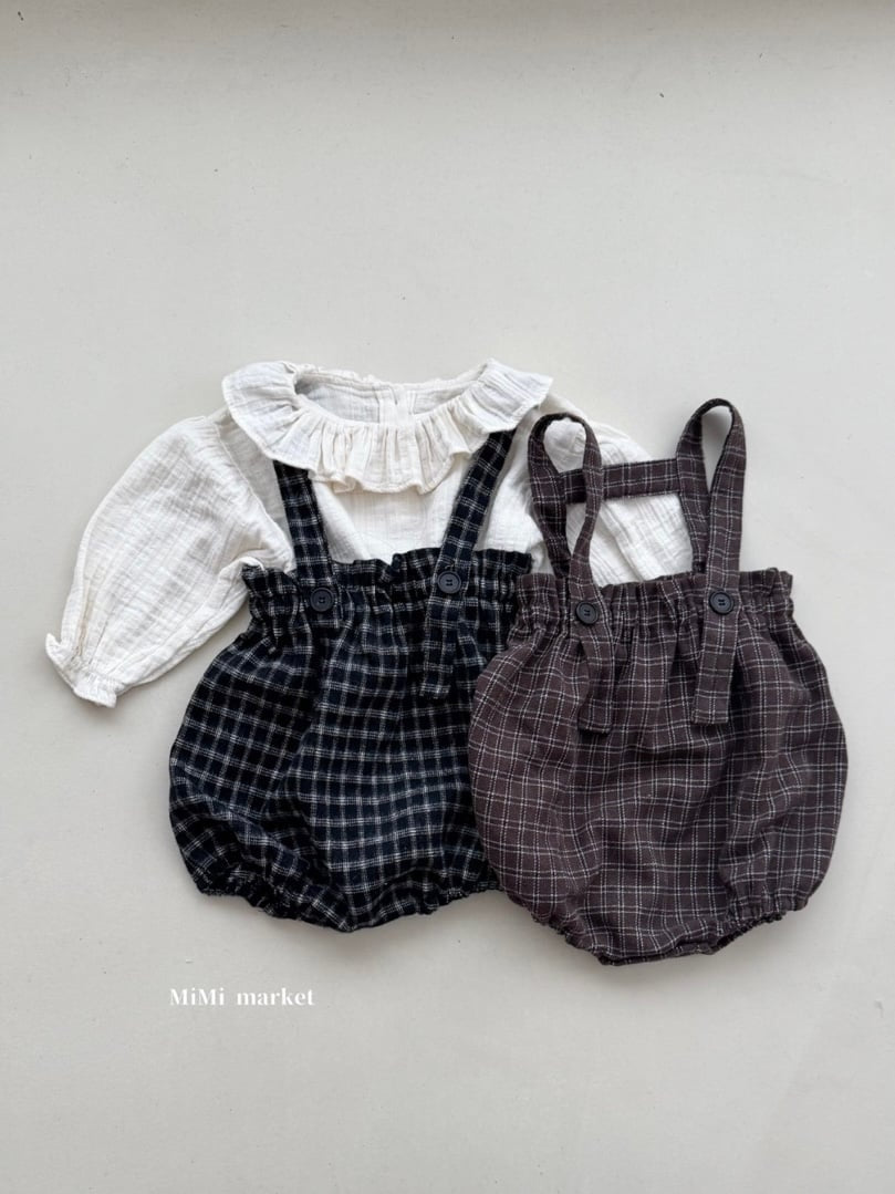 mimi market naive suspender pants (70-85cm)
