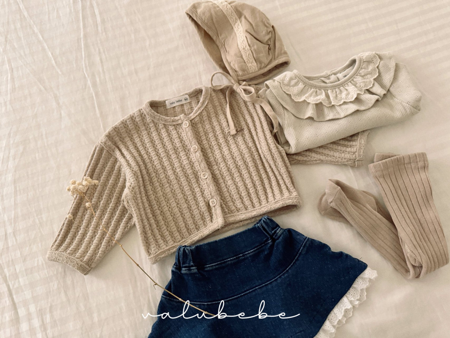 valubebe lace denim hulsh skirt (6-24m)