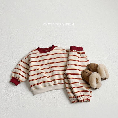 Vivid 彩色條紋套裝 (75-135cm)