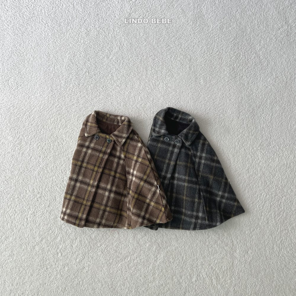 LINDO check cloak jacket(3-18m)