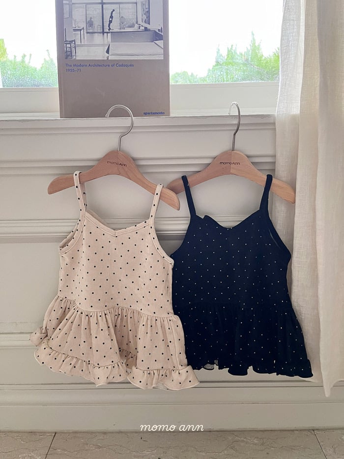 momoann dot dress (90-125cm)