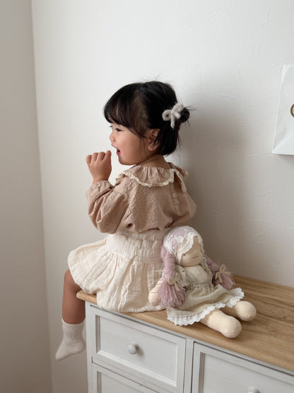 mimi market ray collar blouse (75-90cm)