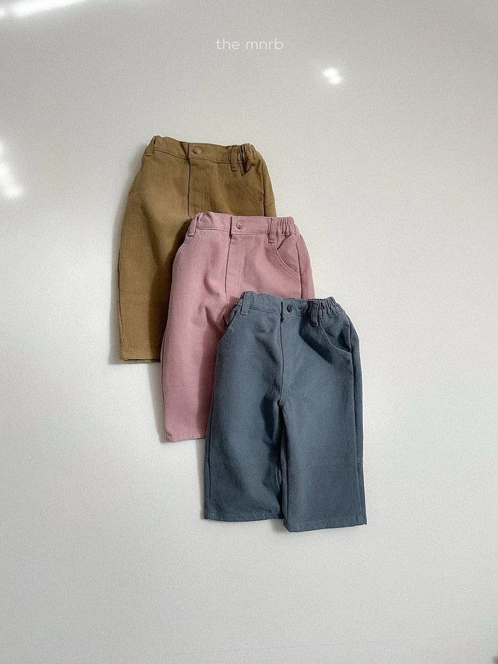 minirobe button peach pants (75-110cm)