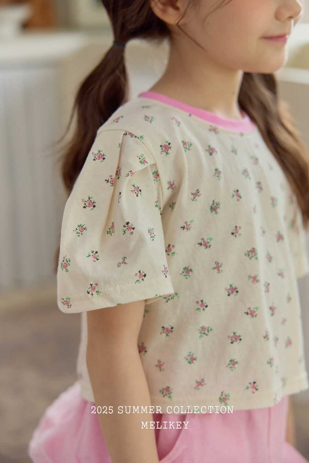 melikey flower color puff t (80-140cm)