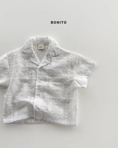 Bonito see-through lace shirt (Bebe & kids & adult )