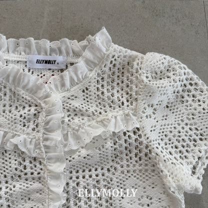 ELLYMOLLY rosy crochet bl (90-145cm)