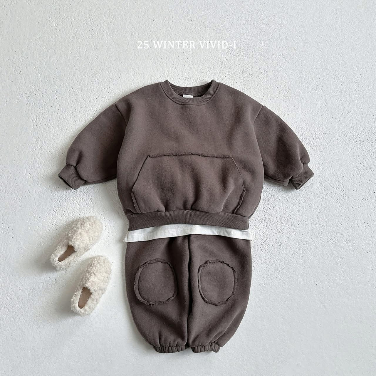 Vivid 大地色口袋上衣 (75-135cm)