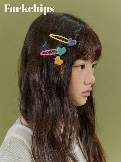 FORKCHIPS sunny heart pin set