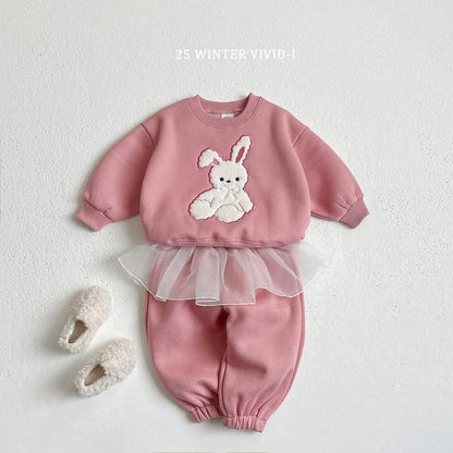 Vivid 透紗拼素色縮口褲 (75-135cm)