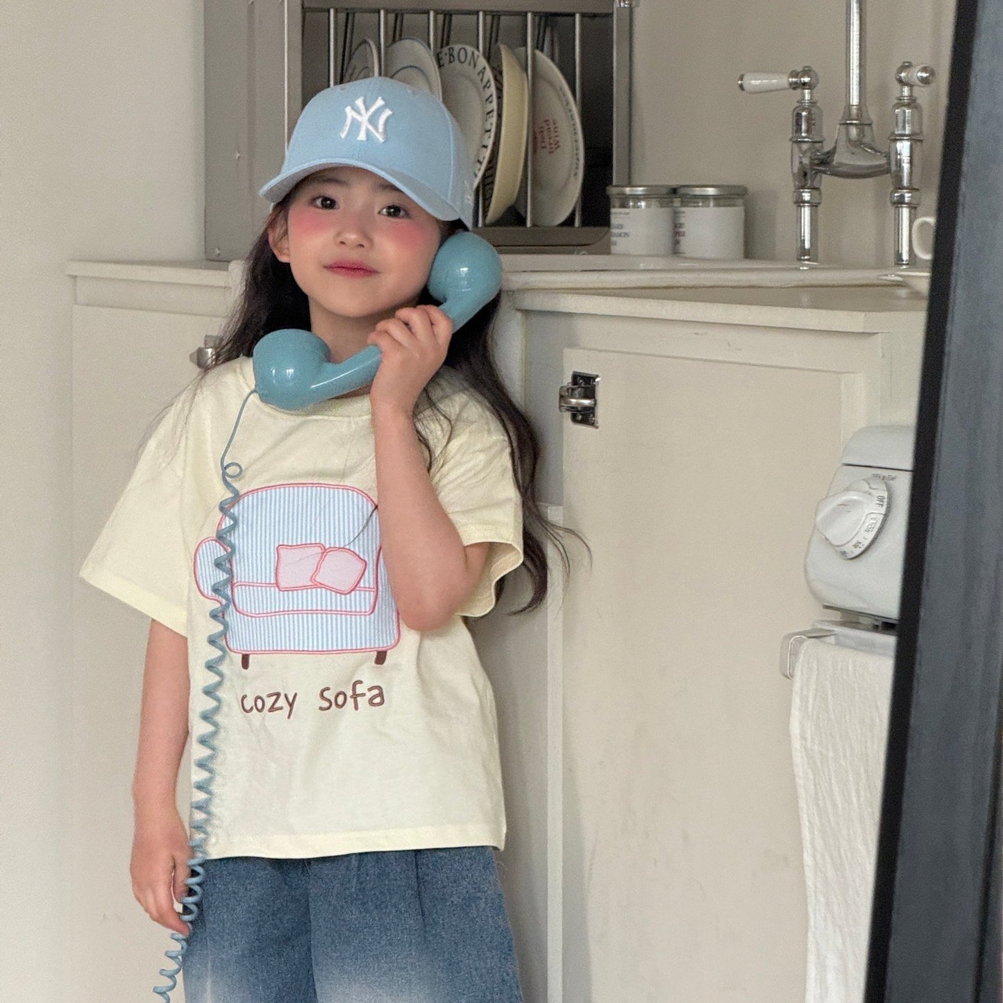 ninibello cozy sofa short sleeve t-shirt (80-130cm)