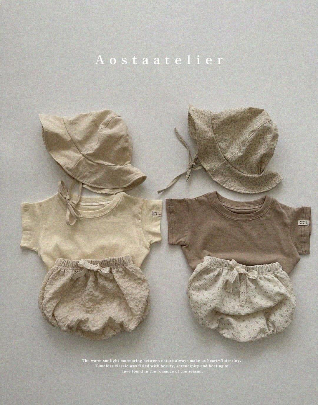 Aosta 柔軟舒適素色上衣 (Bebe & kids ~70-115cm)