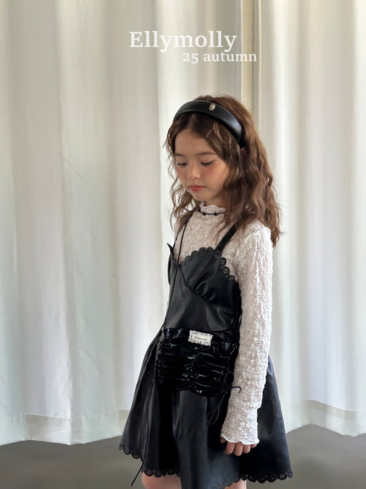 ELLYMOLLY pintuck leather ops (90-160cm)