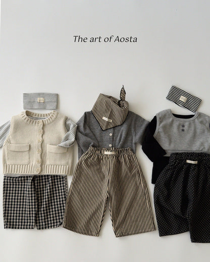Aosta knit cookie vest (~70-115cm)