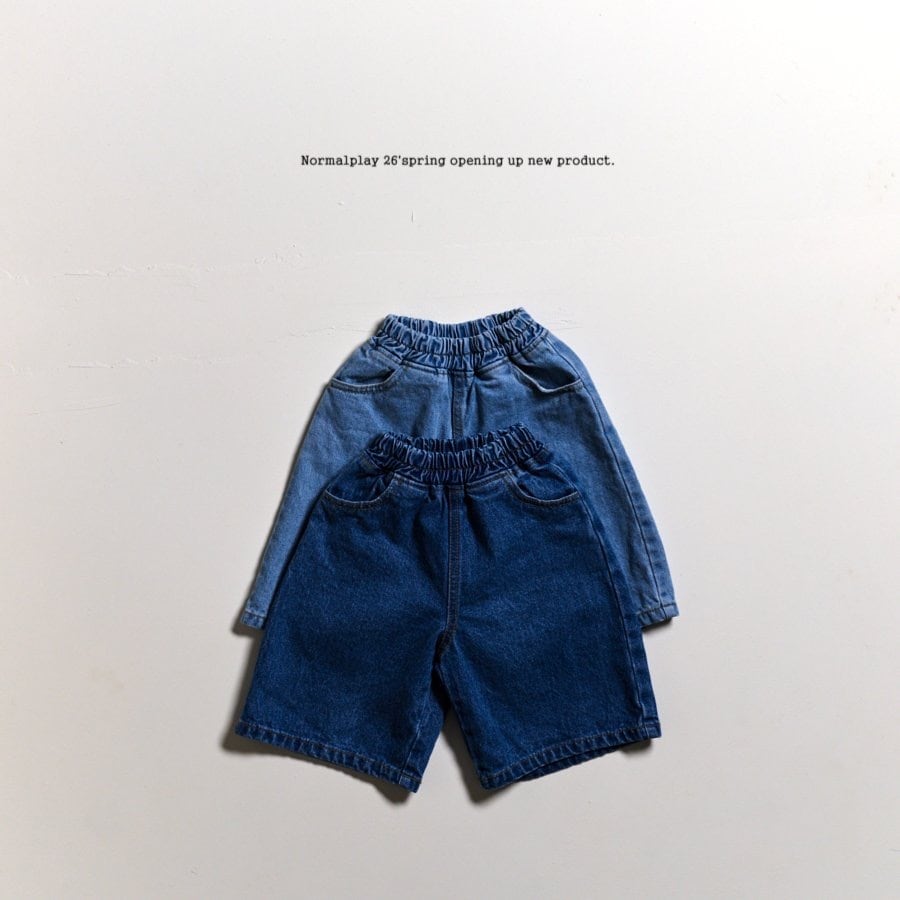 normalplay normal bermuda denim (75-140cm)