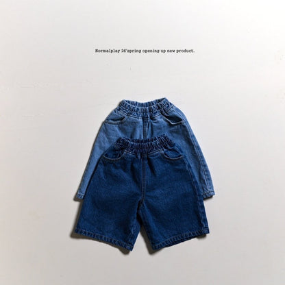 normalplay normal bermuda denim (75-140cm)