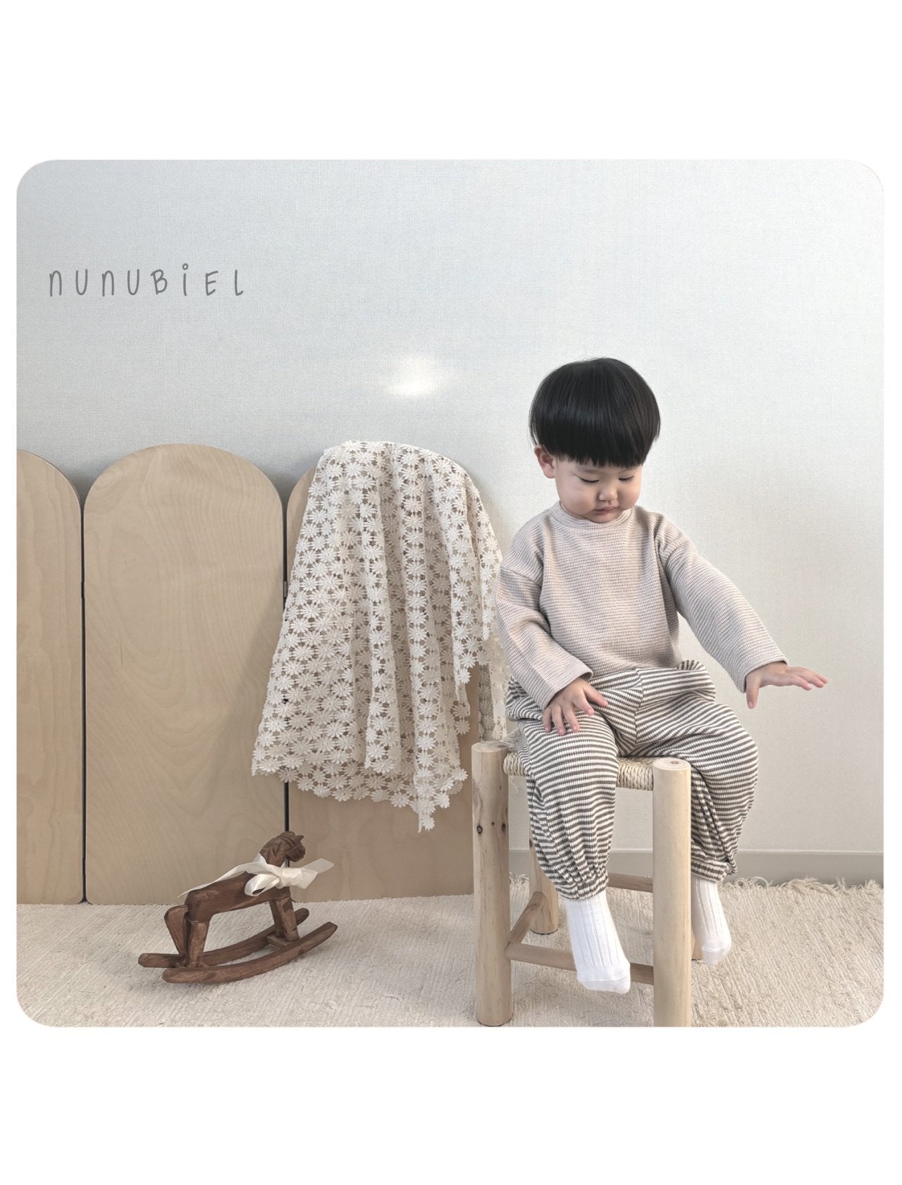 nunubiel waffle t-shirt (75-120cm)