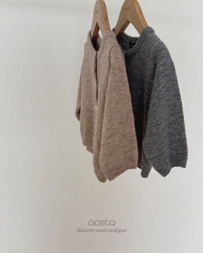 Aosta knit cashmere cardigan (~70-115cm)